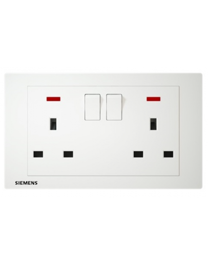 13A TWIN 2G SWT SOCKET OUTLET [SIEMENS DELTA RELFA]